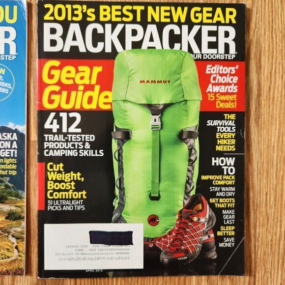 Backpacker Magazine March, April 2013 Back Issue Lot of 2 - Picture 4 of 6